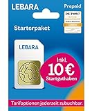 Lebara Prepaid-SIM-Karte mit 10 Euro Startguthab