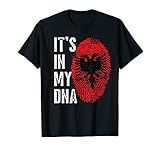 It's In My DNA Albanian Heritage Proud American Albanian Gift T-S