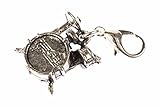 Miniblings Schlagzeug Charm Drummer Musik Musiker Drums - Handmade Modeschmuck I Kettenanhänger versilbert - Bettelanhänger Bettelarmband - Anhänger für Armb