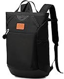 Myhozee Rucksack Herren Damen - Schulrucksack Wasserdicht Laptop Rucksack  Handtasche 15.6 Zoll Wanderrucksack Lässiger Tasche mit Hülle kompatibel für Apple AirTag Daypack, Schw