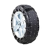 Schneeketten für Winterreifen, Schneeketten, rutschfest, für Auto/SUV/LKW (Größe : 1750R16)