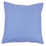 Hans-Textil-Shop Kissenbezug 30x30 cm Hellblau Baumw