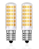 QNINE E14 LED 5W, ersetzt Glühbirne Dunstabzugshaube 40W, Warmweiß(3000K), 2 Stück Leuchtmittel, 470 Lumen, Nicht Dimmbar, 165-265V AC, Weitwinkel 360°, Maiskolben Birne [Energieklasse A+]