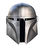 Mandalorian Vollgesichtsmaske Nachbildung Helm für Erwachsene Große Männer Mando Kopfgeldjäger Zubehör für Halloween Cosplay Kostü