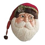 HAO KD Hölzerne Weihnachts Weihnachtsmann Dekorationen Niedlichen Freundlich Weihnachtsmann Türschild Wandbehänge Holz Weihnachtshome Party O