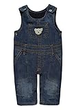 Steiff Jungen Jeans Latzhosen, Blau (Dark Blue Denim 0012), 56