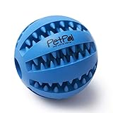 PetPäl Hundeball mit Zahnpflege-Funktion Noppen Hundespielzeug aus Naturkautschuk - Robuster Hunde Ball Ø 7cm - Hundespielball für Große & Kleine Hunde - Kauspielzeug aus Naturgummi für Leck