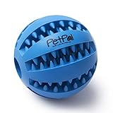 PetPäl Hundeball mit Zahnpflege-Funktion Noppen Hundespielzeug aus Naturkautschuk - Robuster Hunde Ball Ø 7cm - Hundespielball für Große & Kleine Hunde - Kauspielzeug aus Naturgummi für Leck