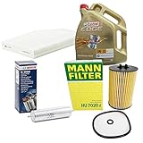 Innenraumfilter, Ölfilter, Kraftstofffilter, Motoröl CU 2450, HU 7020 z, F 026 402 068, 5W30 EDGE LL 5