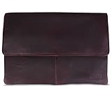 ROYALZ Universal Leder Schutztasche für Odys Winpad 12 2in1 Tasche Ledertasche Retro Vintage Look b