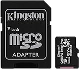 Original Kingston MicroSD SDHC Speicherkarte 64GB Für Sony Xperia M4 Aqua - 64GB