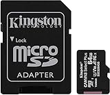 Original Kingston MicroSD SDHC Speicherkarte 64GB Für Huawei P8 lite - 64GB