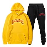 Hoodie Hip Hop Pullover Personalisierte Mode 3D Druck Hoodie Kreatives Geschenk Unisex Sportanzug Gelb + Schwarz+XXL