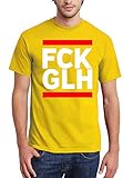 clothinx FCK GLH Fussball Fan Herren T-Shirt Gelb Gr. L