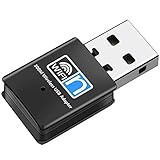 XVZ USB-WLAN-Dongle, 300 m, 2,4 G, Mini-WLAN-Adapter, kompatibel mit Raspberry Pi Laptop/Desktop/PC, unterstützt Windows 10/8/8.1/7/Vista/XP/2000, Mac OS X 10.6–10.14, Linux