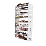 OMIDM Schuhregal 9 ters Schuhkabinett-Turm-Speicher-Organizer-Schuh-Rack-Ständer mit Nicht gewebtem Stoff Halten Sie bis zu 24 Paare Schuhe Schuhaufbewahrungsorganisator (Style : C)
