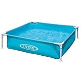 Intex Kinderpool Frame Pool Mini, Blau, 122 x 122 x 30