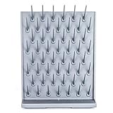VEVOR Drying Rack 70 x 55.3 x 12.7 cm Laboratory Drying Rack, Polypropylen Material Drying Rack Wall, Graues Regal, Labor-Trockenablaufregal, Geeignet für Medizin, Chemische I