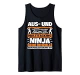 Aus- und Weiterbildungspädagoge lustiger Spruch Ninja Beruf Tank Top