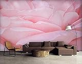 Einfache Tapete Rose Blume Rosa Papier Nicht gewebt 3D Wand 3d Tapete Wanddekoration fototapete wandbild Schlafzimmer Wohnzimmer-300cm×210