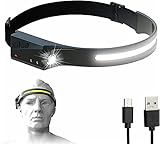 betrachtungswinkel weit wasserdicht outdoor camping wandern bewegungssensor scheinwerfer laufen angeln jagd klettern lichtleiste welle induktionsarbeit stirnband laternen taschenlampe wiederaufladb