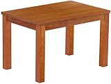 Esstisch Rio Classico 120x80 cm Kirschbaum Holz Pinie Massivholz Esszimmertisch Echtholz ausziehbar vorgerichtet für Ansteckplatten Brasilmöb