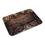 Weihnachts-Fußmatte, personalisierbar, Weihnachtsdekoration, Weihnachtsdekoration, Weihnachtsdekoration, Weihnachtsdekoration, Feiertagsdekoration SAN-1461