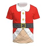Herren-Sweatshirt, Kapuzenpullover, weich und bequem, weihnachtlicher Druck, schmal, kurzärmelig, winddicht, Oberbekleidung für den täglichen Gebrauch im Freien, Rot #2, XXXL