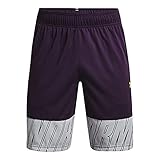 Under Armour Men's Baseline Speed 10-Inch Shorts , Cyclone (503)/High-Vis Yellow , S