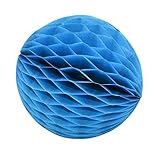 5 Stück 2/4/6/8 '' Wabenball Papierblume Laterne für Hochzeit Geburtstag Party Seidenpapier Wabenkugeln Baby Shower Weihnachtsdekor-PH18blau,8inch-20