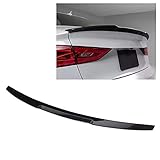 TIANP Auto Heckspoiler Flügel High Kick LKW Lip Glänzend Schwarz Für V Art Fit Für Audi A3 S3 8V Limousine Auto Zubehö