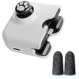 IFYOO YAO L1 Pro Mobile Game Controller Joystick für iPhone (iOS 13.4 oder höher), Gamepad für PUBGG Mobile, Call of Duty Mobile (CODM), Wild Rift, Genshin Impact, mit 2 Fingerhüllen – Weiß