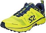 Salming Herren Trail 6 Schuhe, Safety Yellow-Navy Blue, US 9.5