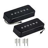 Soaying Set Hals BrüCke StüCk Seife P90 Tonabnehmer Alnico 5 Electrisch Gitarren Tonabnehmer Single Coil Gitarren Teile Schw
