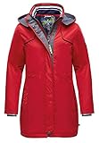 Marinepool Damen Jooles Padded Parka, Red, M