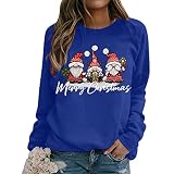 Christmas Sweater Weihnachten Pullover Damen BaumgeistMuster Weihnachtspullover Familie Set Christmas Reindeer Strickpullover Farbblock Unisex Christmas Xmas Sweater Teenager Mädchen Sw