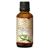 Eukalyptusöl Ätherisch 50ml - Reines und Natürliche Eukalyptus Öl - Besten für Sauna - Aroma Diffuser - Duftlamp