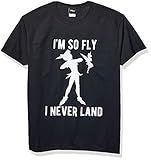 Disney Peter Pan Tinkerbell I'm So Fly I Neverland T-Shirt - Schwarz - 5X-Groß