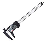 Digitaler Messschieber, CACHOR 0-6'Messschieber - Elektronischer Mikrometer-Messschieber mit großem LCD-Bildschirm, Auto-Off-Funktion, Zoll- und Millimeter-Konvertierung