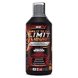 Push it to the Limit Liquid 1000 ml – Hochdosierter Pre Workout mit L-Arginin + Citrullin + Beta Alanin + Taurin + Koffein - Extra Starke Formel - Flüssig - Veg