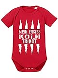 clothinx Mein erstes Köln Trikot Baby-Body Bio Rot Gr. 50-56