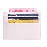 niumanery Men's Leather Thin Wallet ID Money Credit Card Slim Holder Money Pocket Organizer W