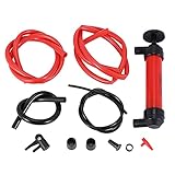 WildernessRose Mehrzweck Siphon Transferpumpen Kit, mit oelmessstab | oelabsaugung Fuer oel, Benzin, Wasser, Fluessigkeiten und L