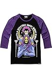Killstar X Skeletor Raglan T-Shirt - Double Trouble (XL)