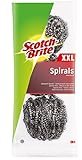 Scotch-Brite ISX3 Edelstahl-Spirale, groß, scheuerstark, 3 Stück