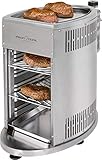 Profi Cook ProfiCook PC-GBS 1178 Beef Grill, 800° Hochleistungsgrill, hochwertiges Edelstahl, Warmhaltefunktion inkl. 2 Grillroste, Fettauffangschale, Gasdruckminderer und Schlauch für DE + AU Silber/E