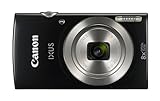 Canon IXUS 185 Digitalkamera (20 MP, DIGIC 4+, 8x optischer Zoom, 6,8cm (2,7 Zoll) LCD, Display, Smart Auto, HD Movies, USB, 720p) Kamera digital, schw