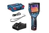 Bosch Professional 12V System Wärmebildkamera GTC 400 C (1x Akku 12V + Ladegerät, mit App-Funktion, Temperaturbereich: –10 °C bis +400 °C, Auflösung: 160 x 120 Pixel, in L-Boxx)