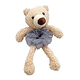 Meilily Tier Haargummis Kleiner Bär Elastische Haarbänder Plüsch Haar Ring Pferdeschwanz Halter Haarschmuck Süßes Haargummi Passend für Frau Damen Langes Haar Mittellanges H