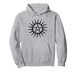 Pentagramm Sonne Okkult Wicca Neopaganismus Symbol Elemente Pullover H